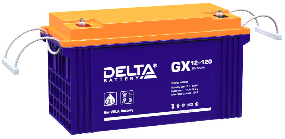 Аккумулятор DELTA GX 12-120 Фото 1 Аккумулятор DELTA GX 12-120 Обзор-Фото 1