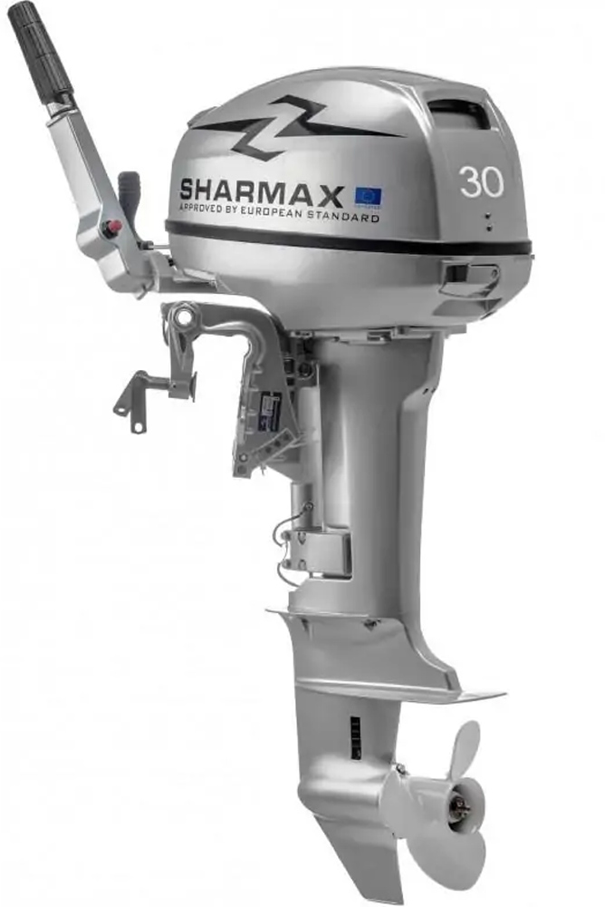 2х-тактный лодочный мотор SHARMAX SM30HS (2024) Фото 1 2х-тактный лодочный мотор SHARMAX SM30HS (2024) Обзор-Фото 1