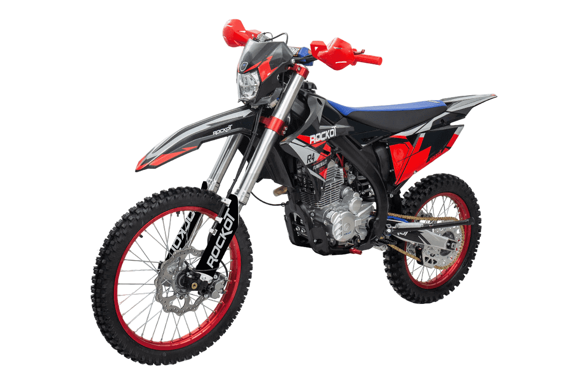 Мотоцикл кроссовый эндуро ROCKOT R4 Flame Bullet Фото 3 Мотоцикл кроссовый эндуро ROCKOT R4 Flame Bullet Обзор-Фото 3