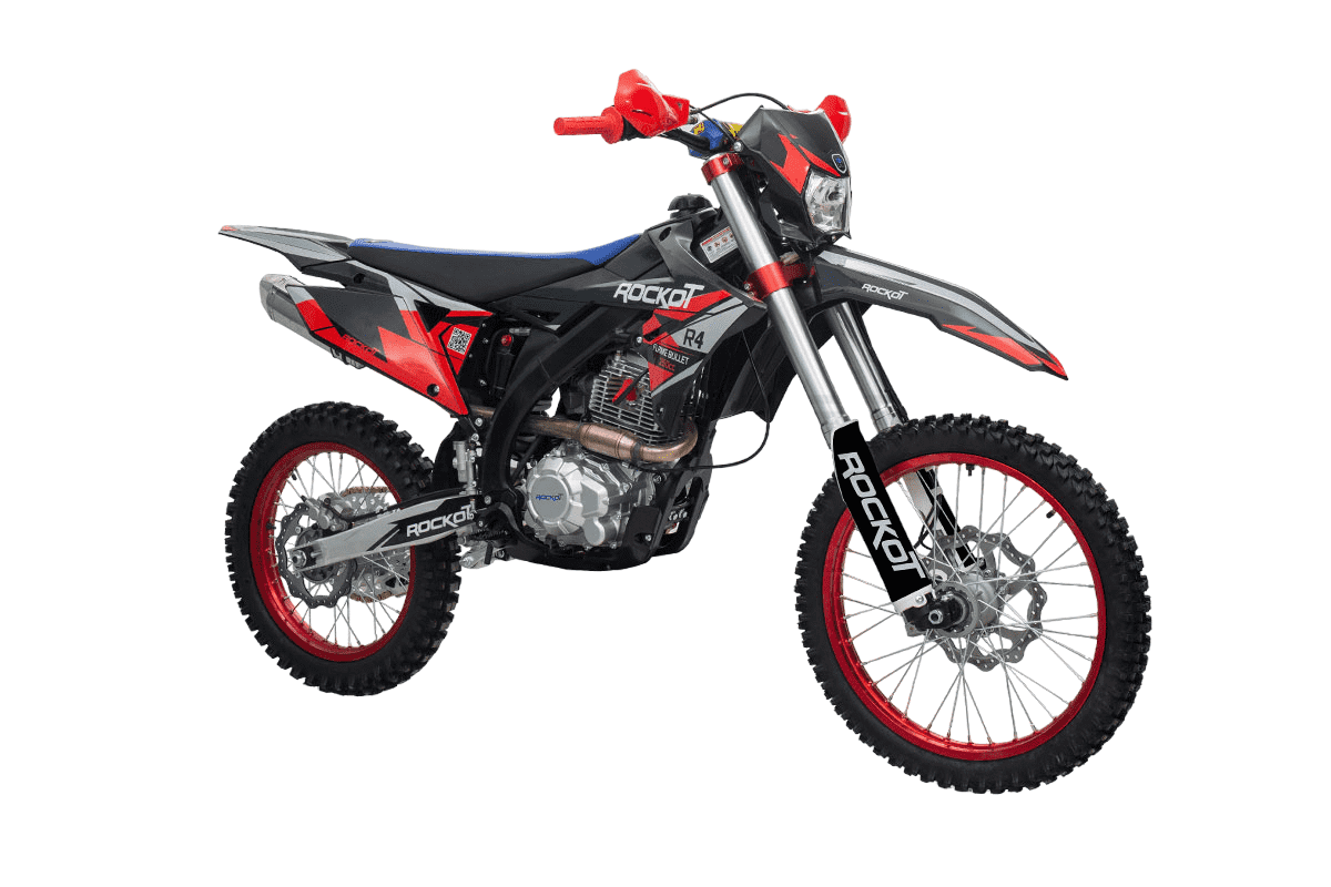 Мотоцикл кроссовый эндуро ROCKOT R4 Flame Bullet Фото 4 Мотоцикл кроссовый эндуро ROCKOT R4 Flame Bullet Обзор-Фото 4