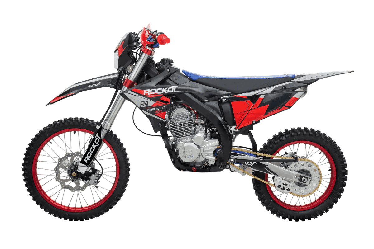 Мотоцикл кроссовый эндуро ROCKOT R4 Flame Bullet Фото 2 Мотоцикл кроссовый эндуро ROCKOT R4 Flame Bullet Обзор-Фото 2