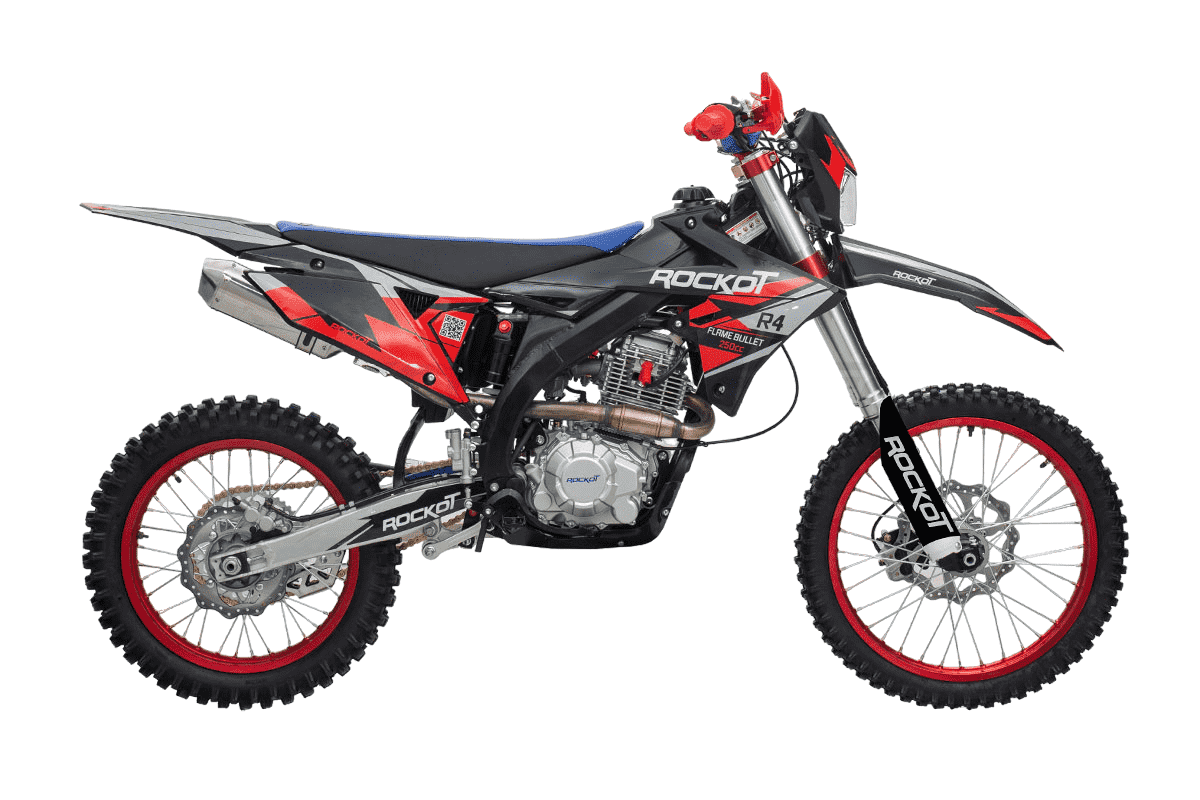 Мотоцикл кроссовый эндуро ROCKOT R4 Flame Bullet Фото 1 Мотоцикл кроссовый эндуро ROCKOT R4 Flame Bullet Обзор-Фото 1