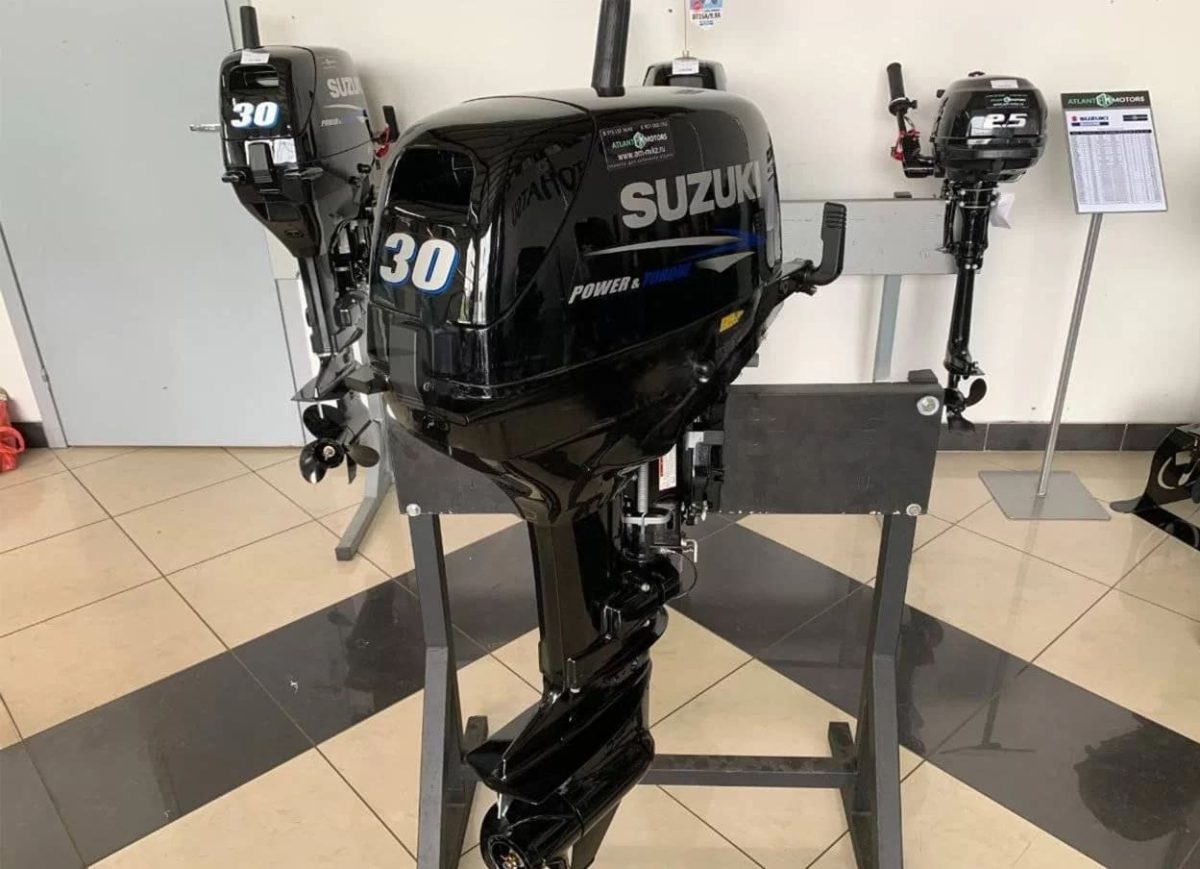 2х-тактный лодочный мотор SUZUKI DT30RS Б/У Фото 1 2х-тактный лодочный мотор SUZUKI DT30RS Б/У Обзор-Фото 1