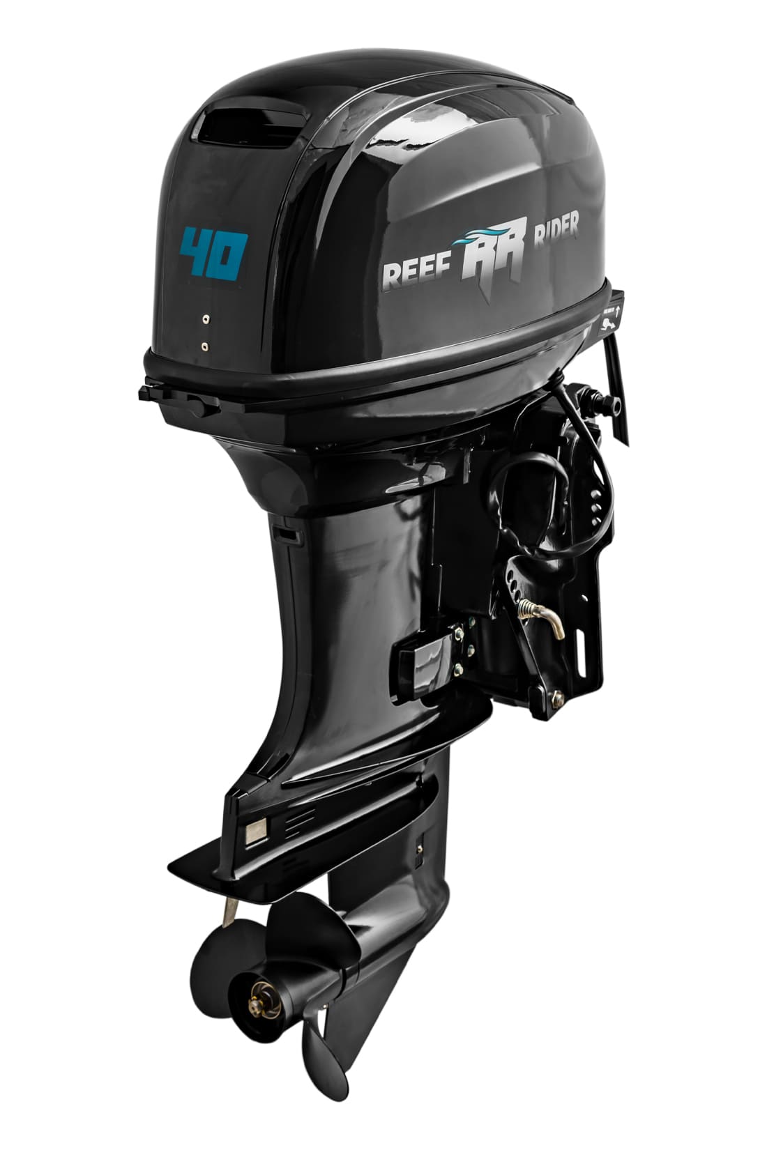 2х-тактный лодочный мотор REEF RIDER RR40FFES-T Фото 1 2х-тактный лодочный мотор REEF RIDER RR40FFES-T Обзор-Фото 1