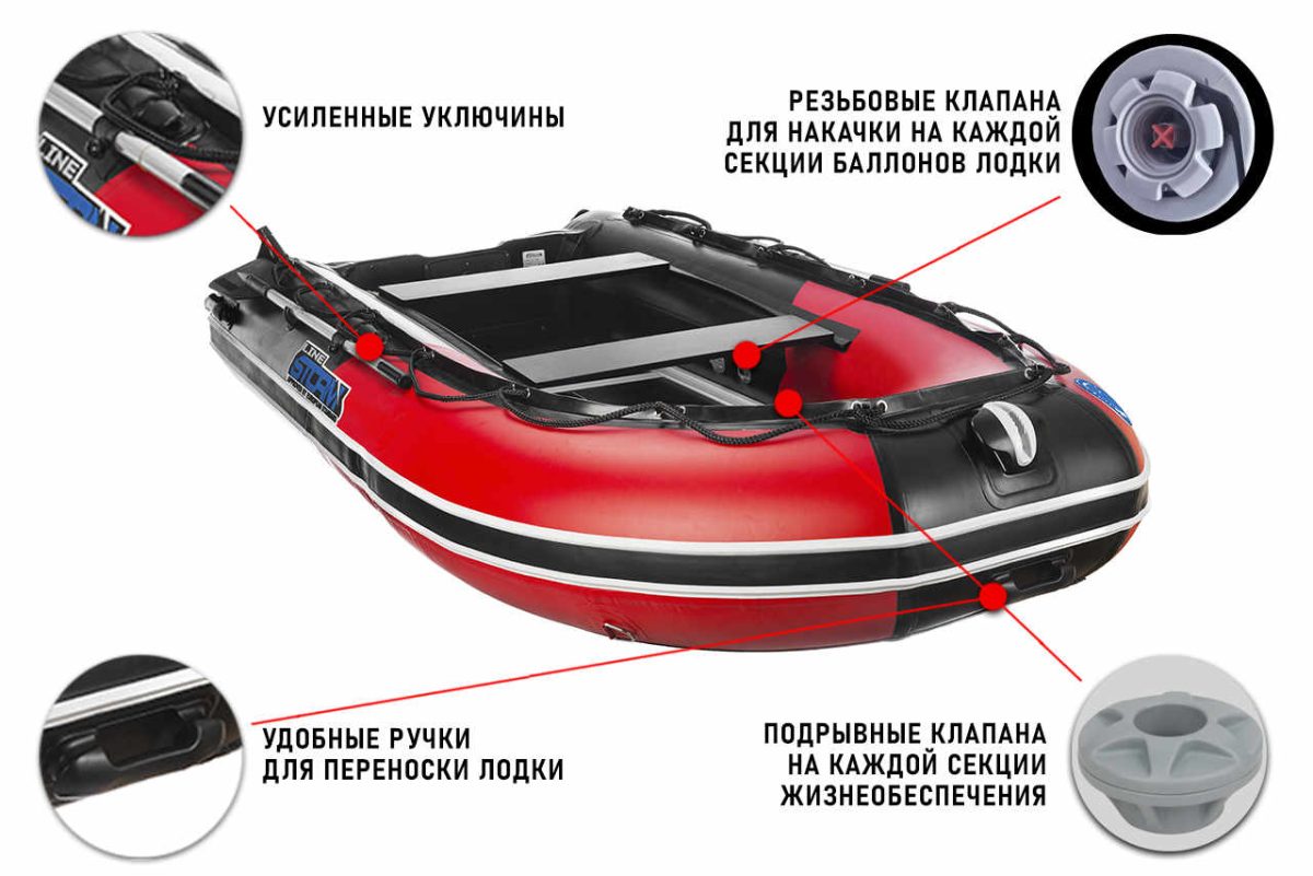 Лодка ПВХ STORMLINE Adventure Standard 380 Фото 8 Лодка ПВХ STORMLINE Adventure Standard 380 Обзор-Фото 8