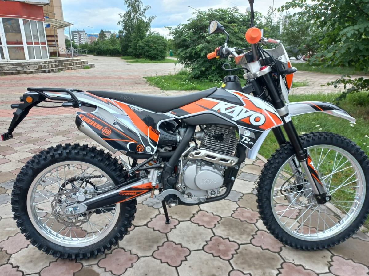 Мотоцикл кроссовый эндуро KAYO T2 250 Б/У Фото 2 Мотоцикл кроссовый эндуро KAYO T2 250 Б/У Обзор-Фото 2