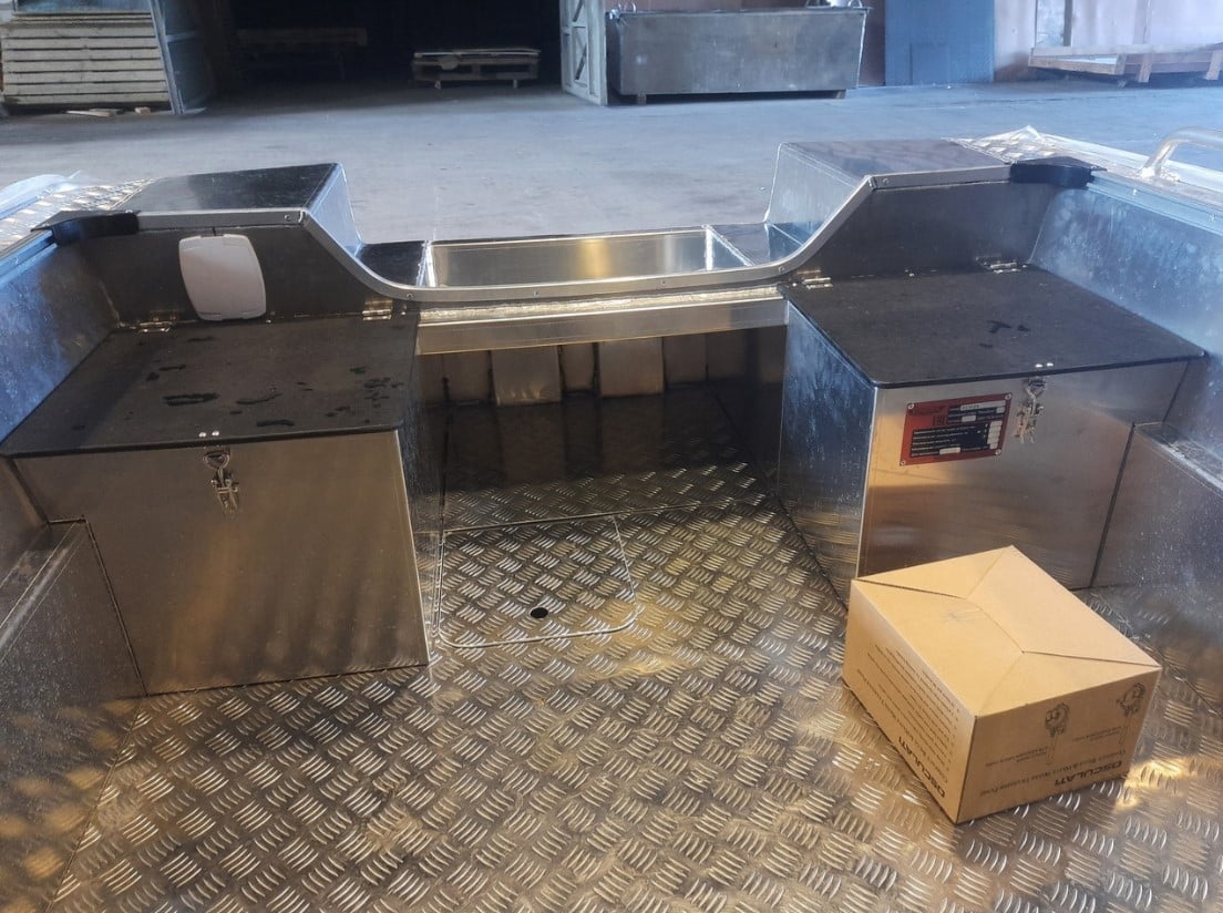 Алюминиевая лодка WELLBOAT-47 Фото 8 Алюминиевая лодка WELLBOAT-47 Обзор-Фото 8