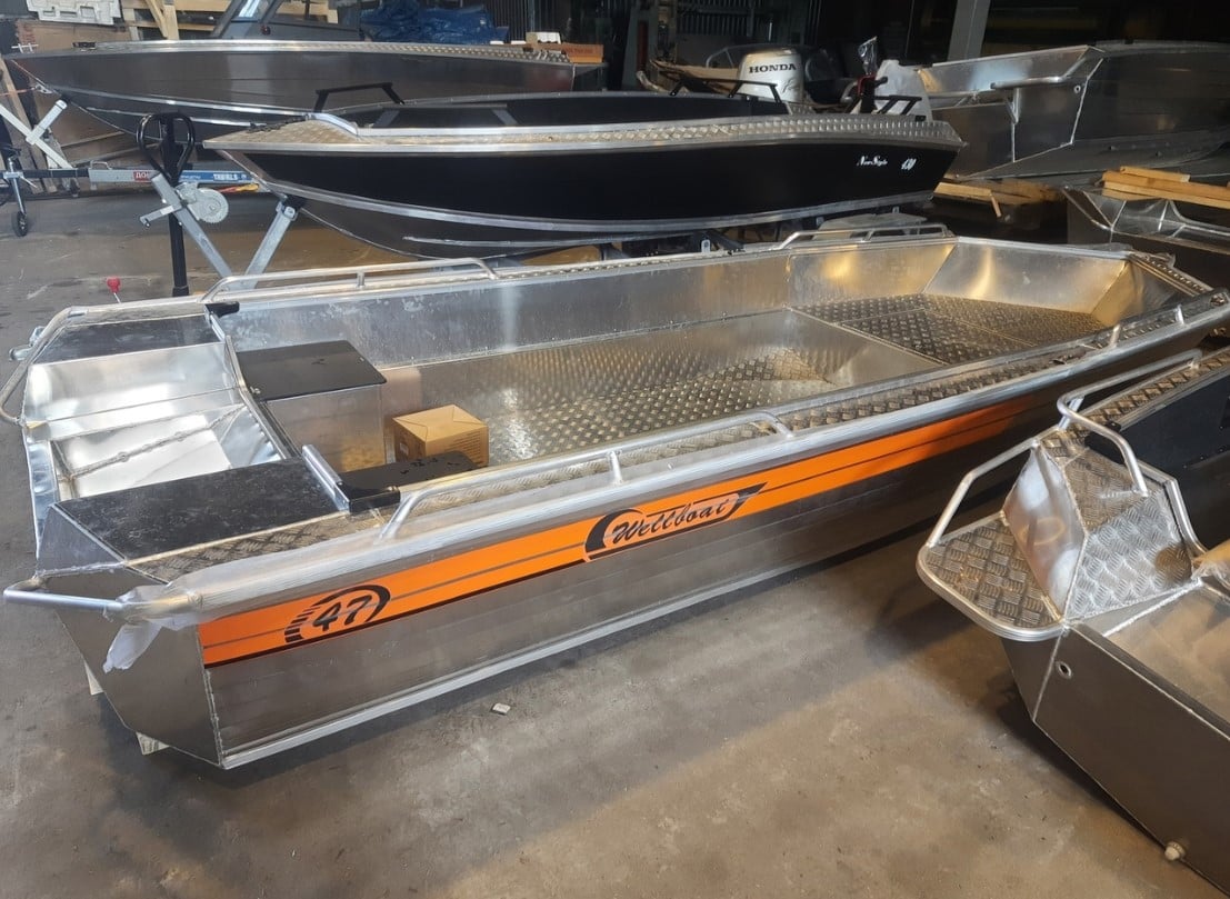 Алюминиевая лодка WELLBOAT-47 Фото 4 Алюминиевая лодка WELLBOAT-47 Обзор-Фото 4