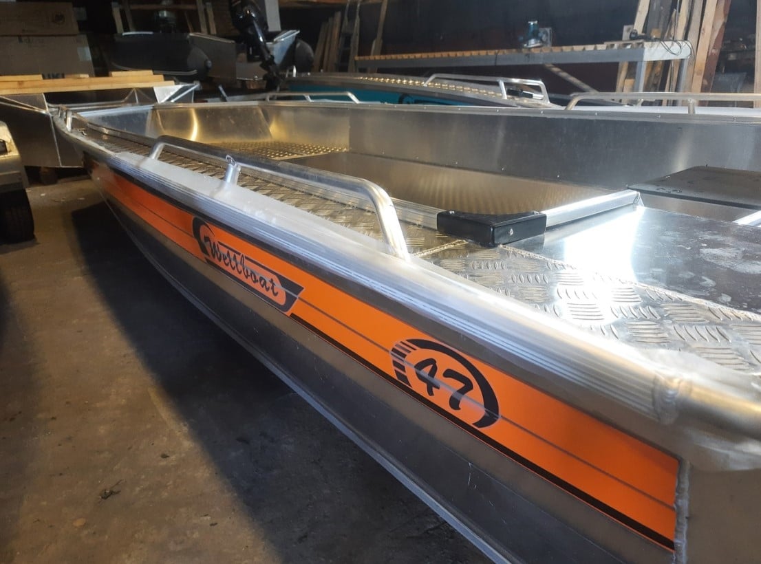 Алюминиевая лодка WELLBOAT-47 Фото 5 Алюминиевая лодка WELLBOAT-47 Обзор-Фото 5