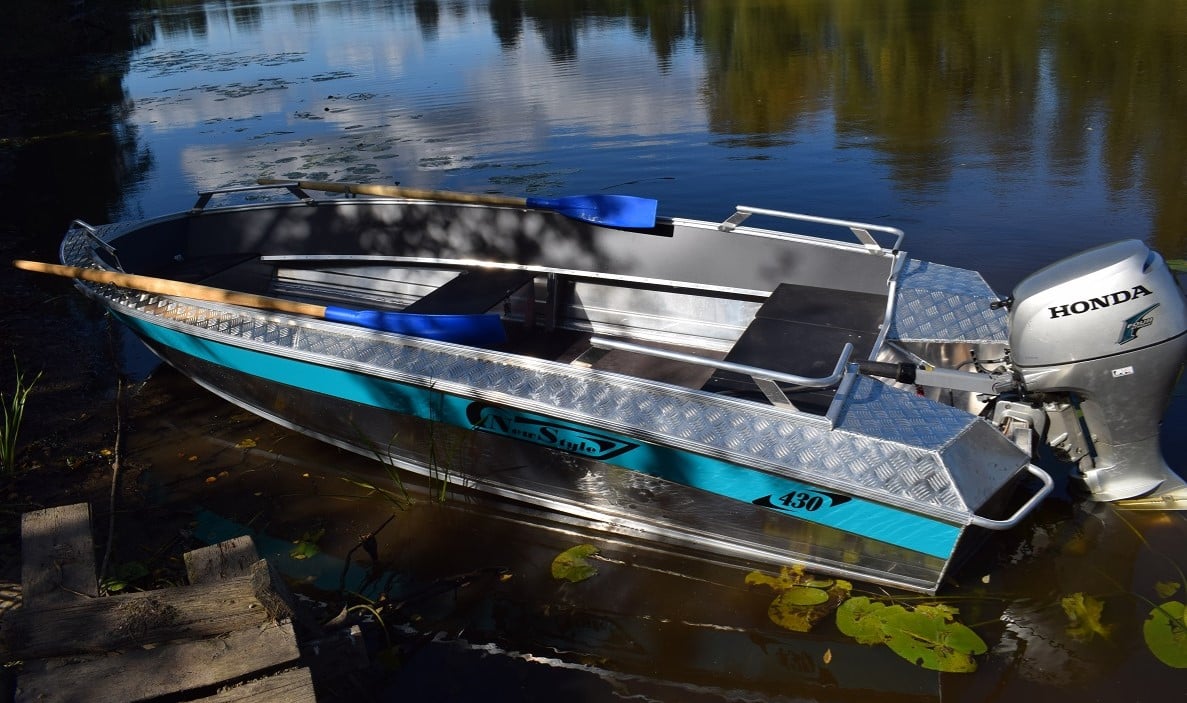 Алюминиевая лодка WELLBOAT-43-0 Фото 3 Алюминиевая лодка WELLBOAT-43-0 Обзор-Фото 3