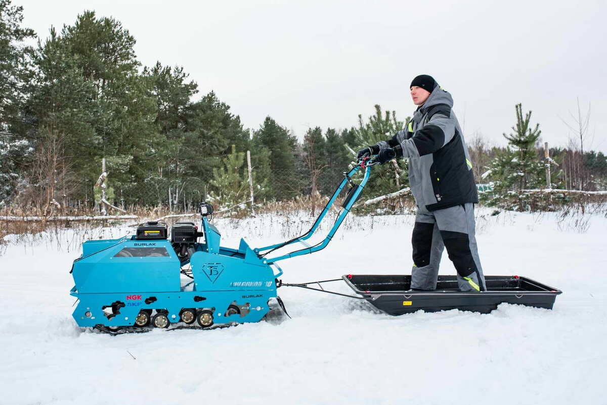 Мотобуксировщик БУРЛАК Таежник 15 л.с Фото 11 Мотобуксировщик БУРЛАК Таежник 15 л.с Обзор-Фото 11