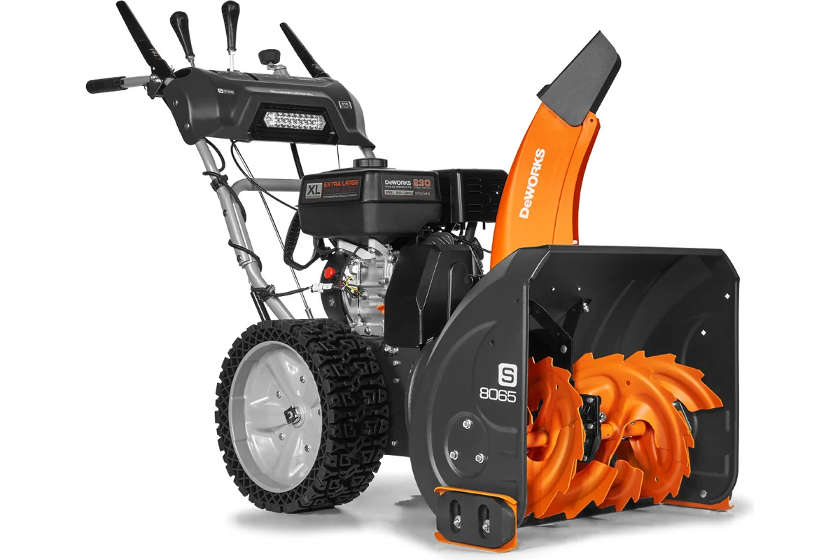 Снегоуборщик DEWORKS S 8065 Фото 2 Снегоуборщик DEWORKS S 8065 Обзор-Фото 2
