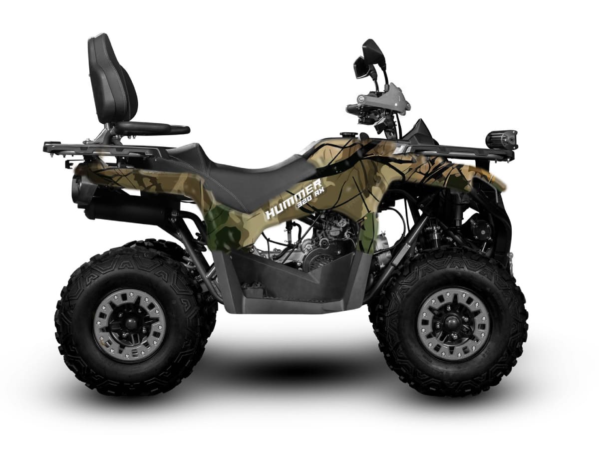 Квадроцикл SHARMAX Hummer 320 RX (камуфляж) Фото 2 Квадроцикл SHARMAX Hummer 320 RX (камуфляж) Обзор-Фото 2