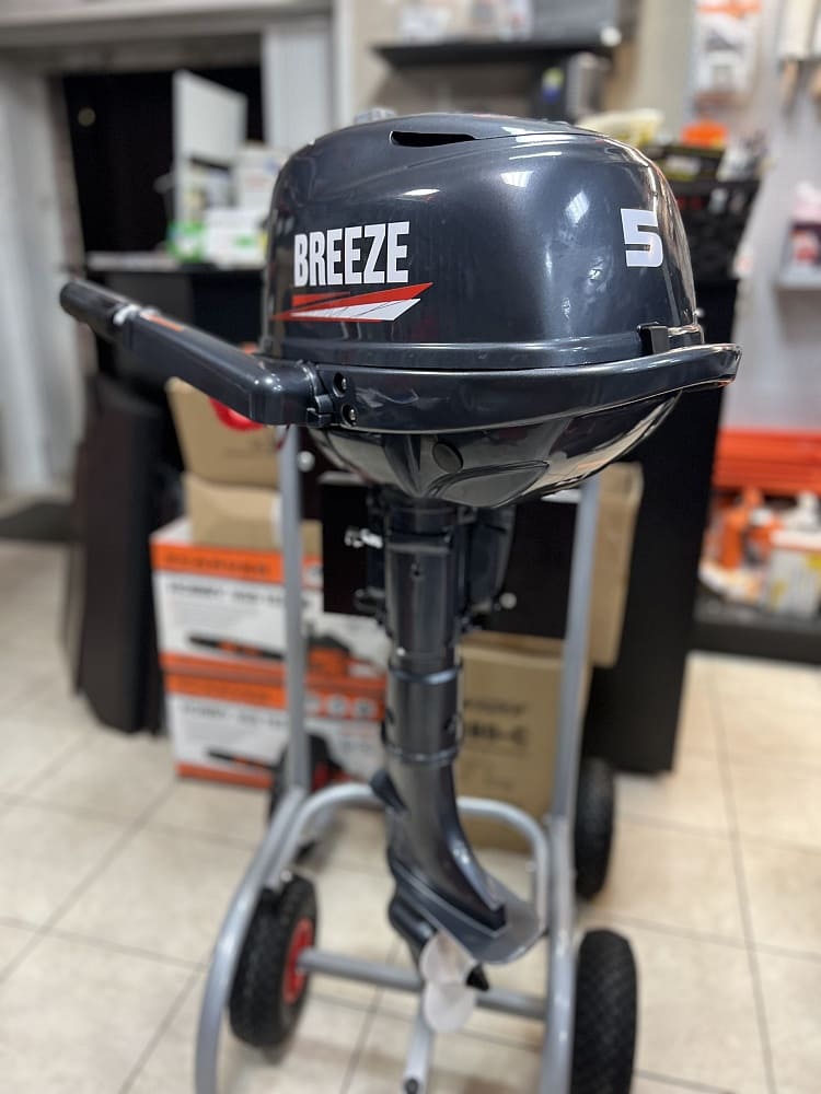 4х-тактный лодочный мотор BREEZE F5S Фото 4 4х-тактный лодочный мотор BREEZE F5S Обзор-Фото 4
