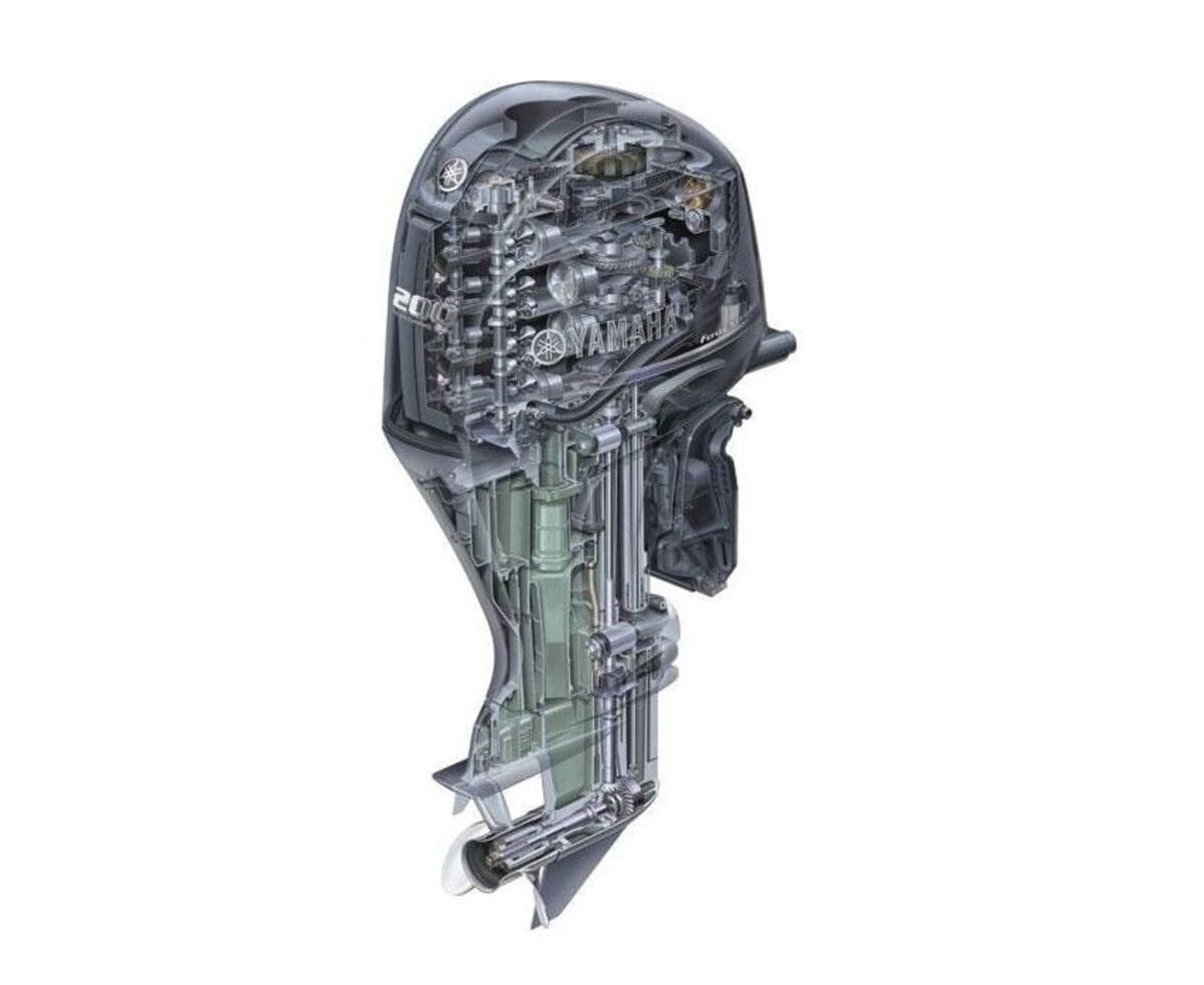 4х-тактный лодочный мотор YAMAHA FL200CETX Фото 3 4х-тактный лодочный мотор YAMAHA FL200CETX Обзор-Фото 3