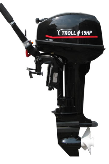 2х-тактный лодочный мотор TROLL T15S Фото 1 2х-тактный лодочный мотор TROLL T15S Обзор-Фото 1