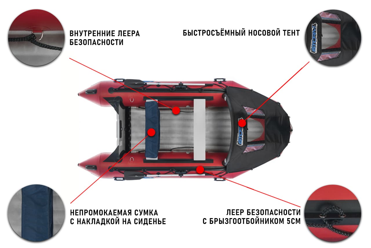 Лодка ПВХ STORMLINE Heavy Duty Air Pro 400 (2024) Фото 13 Лодка ПВХ STORMLINE Heavy Duty Air Pro 400 (2024) Обзор-Фото 13