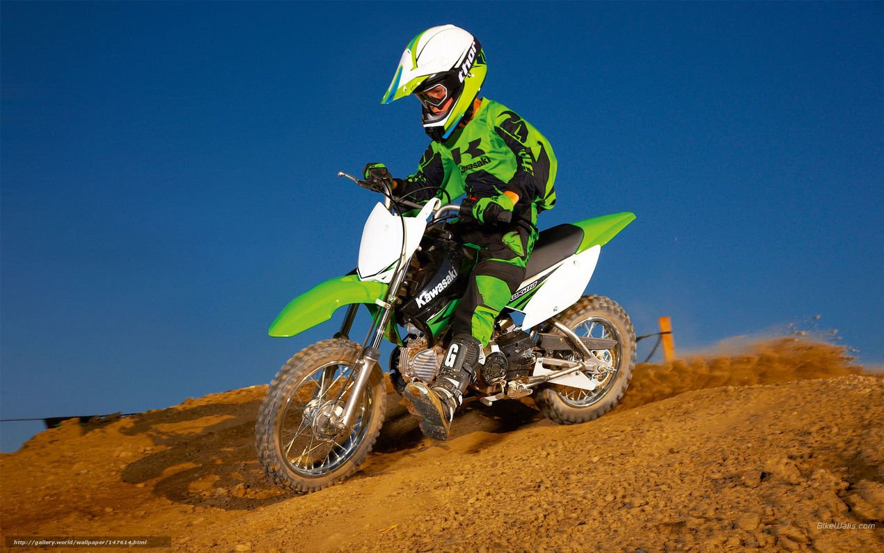 Мотоцикл кроссовый эндуро KAWASAKI KLX110 Фото 3 Мотоцикл кроссовый эндуро KAWASAKI KLX110 Обзор-Фото 3