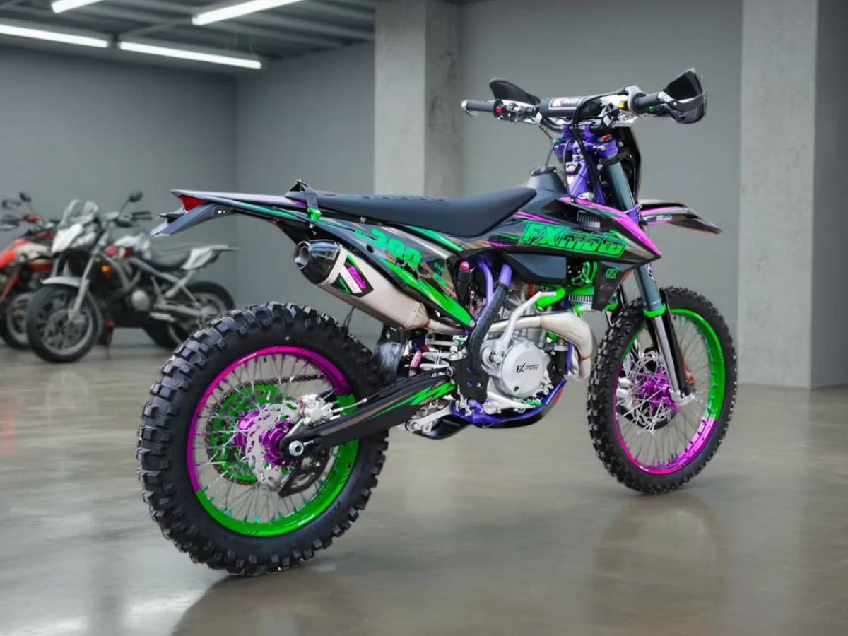 Мотоцикл кроссовый эндуро FXMOTO X8 NC300 Фото 3 Мотоцикл кроссовый эндуро FXMOTO X8 NC300 Обзор-Фото 3
