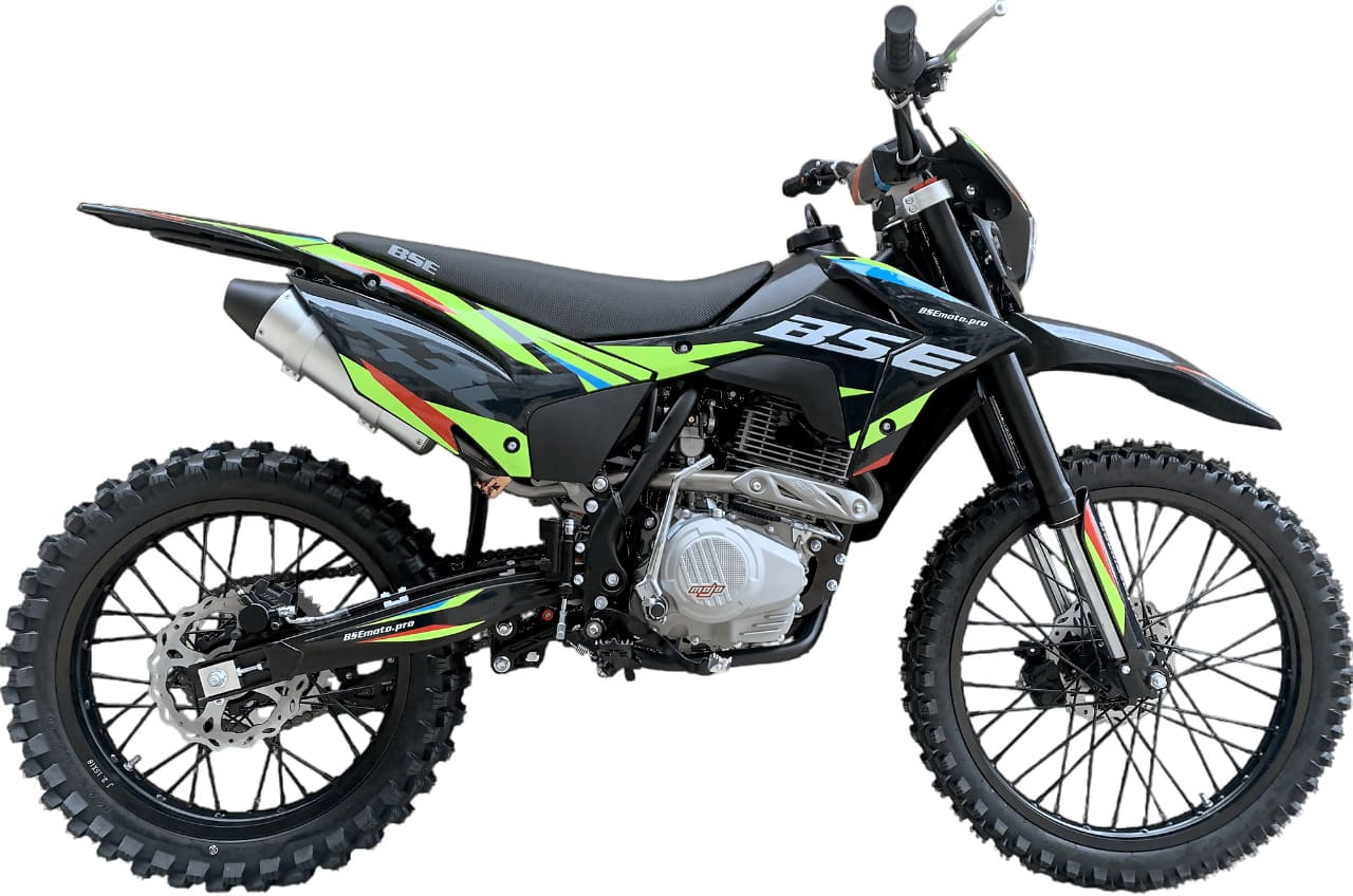Мотоцикл BSE Z3L Spek Green ENDURO Фото 1 Мотоцикл BSE Z3L Spek Green ENDURO Обзор-Фото 1