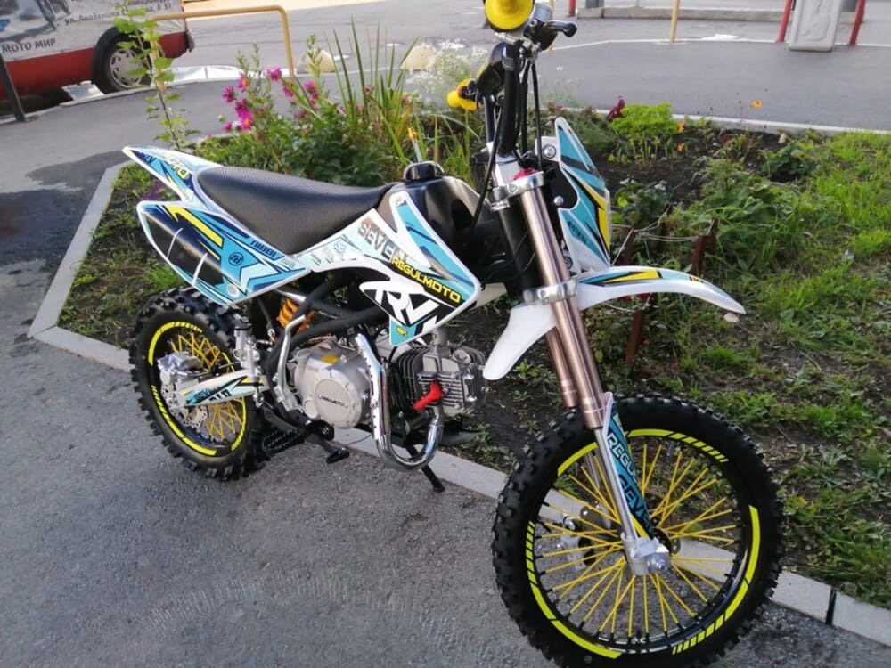 Питбайк REGULMOTO Seven 125E PITBIKE электростартер Фото 18 Питбайк REGULMOTO Seven 125E PITBIKE электростартер Обзор-Фото 18