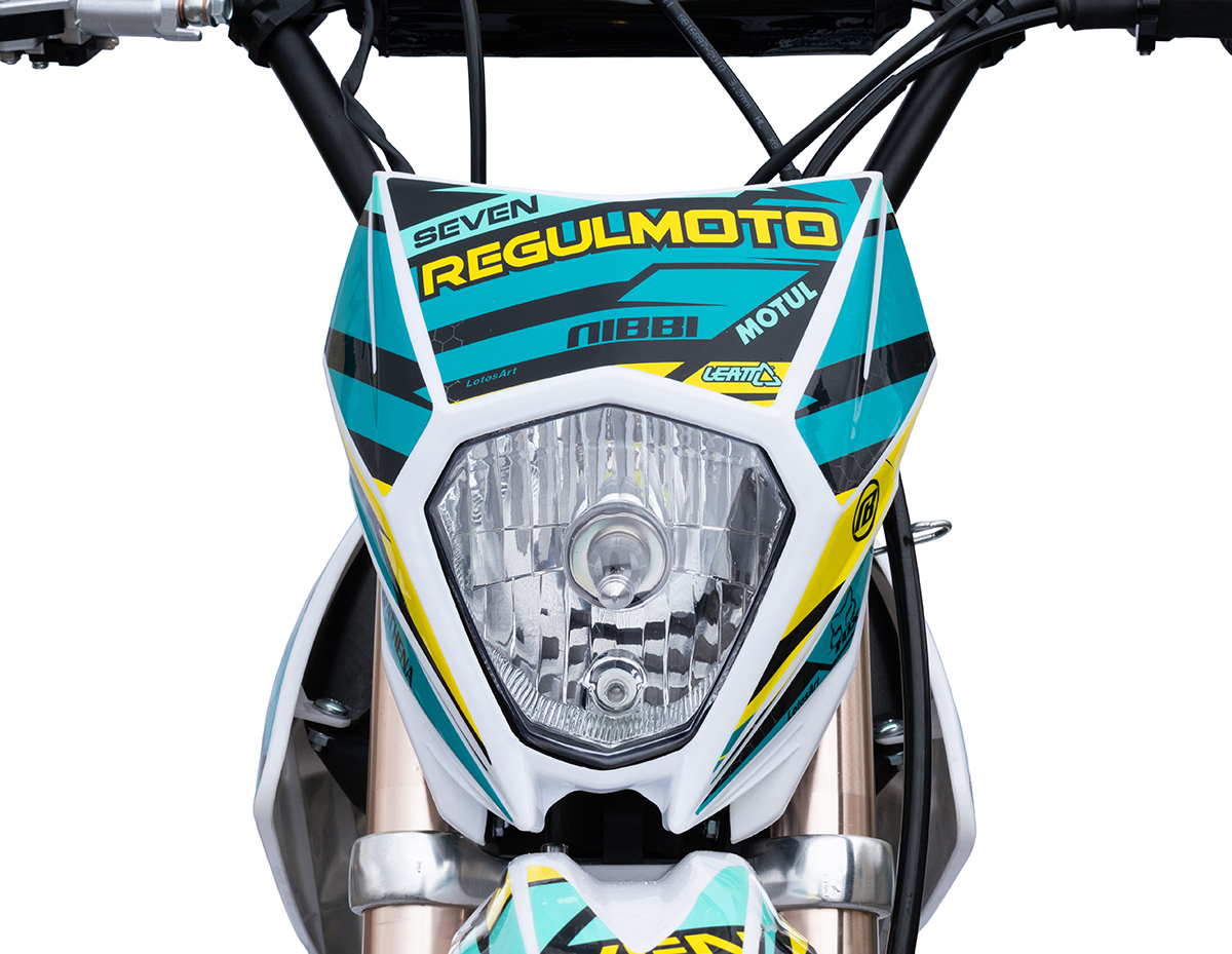 Питбайк REGULMOTO Seven 125E PITBIKE электростартер Фото 7 Питбайк REGULMOTO Seven 125E PITBIKE электростартер Обзор-Фото 7