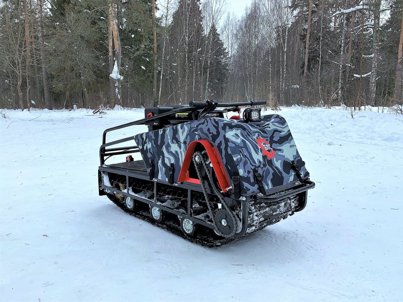 Мотобуксировщик БТС Хит 15 л.с. Фото 7 Мотобуксировщик БТС Хит 15 л.с. Обзор-Фото 7