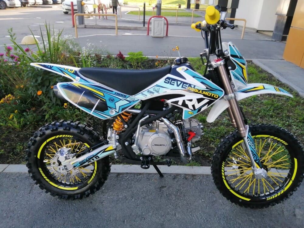 Питбайк REGULMOTO Seven 125E PITBIKE электростартер Фото 19 Питбайк REGULMOTO Seven 125E PITBIKE электростартер Обзор-Фото 19