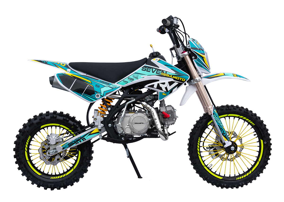 Питбайк REGULMOTO Seven 125E PITBIKE электростартер Фото 2 Питбайк REGULMOTO Seven 125E PITBIKE электростартер Обзор-Фото 2
