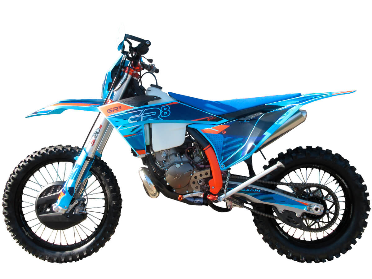 Мотоцикл GR8 T250L (2T MT-250) Enduro OPTIMUM Фото 3 Мотоцикл GR8 T250L (2T MT-250) Enduro OPTIMUM Обзор-Фото 3