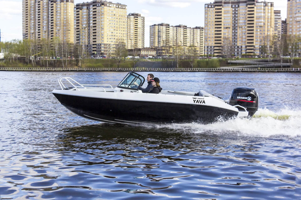 Катер-лодка алюминиевая VBOATS Yava XL Fish Фото 1 Катер-лодка алюминиевая VBOATS Yava XL Fish Обзор-Фото 1