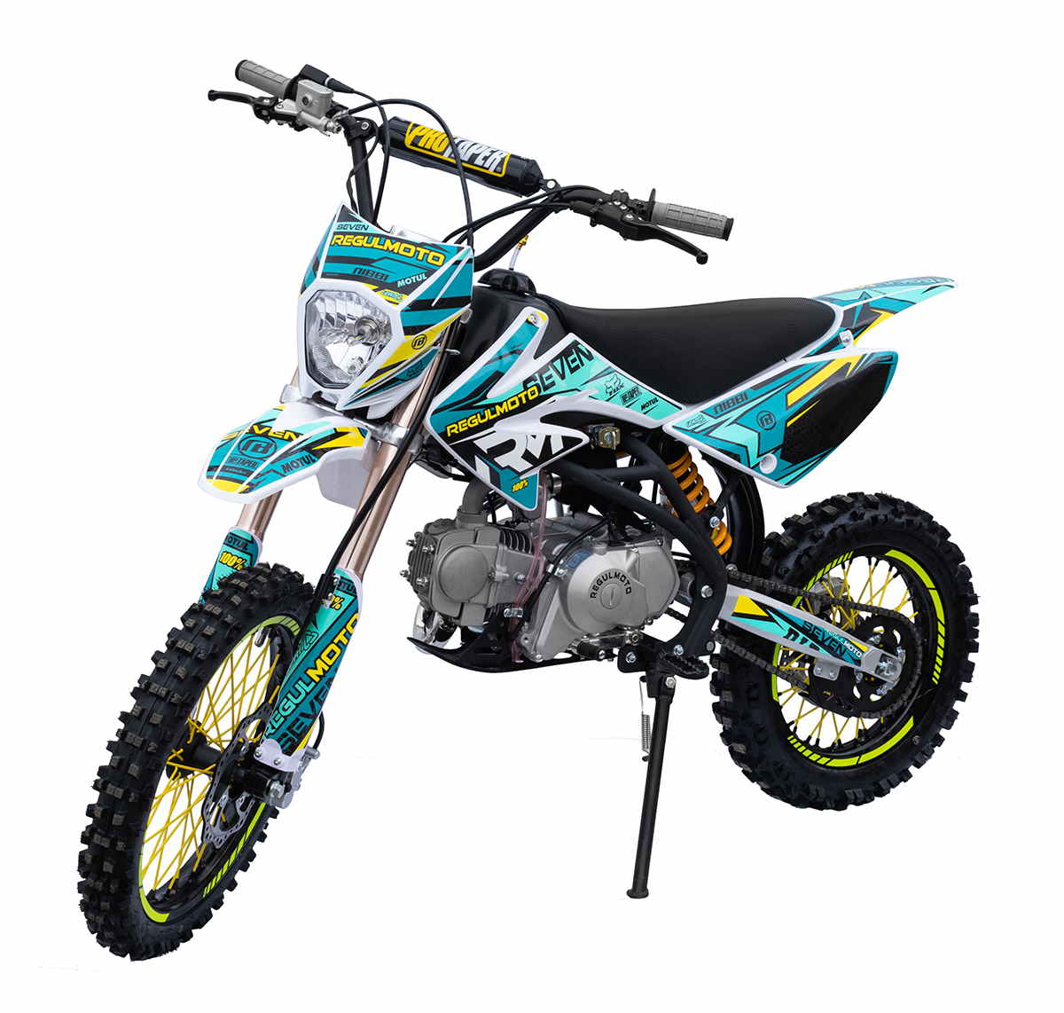 Питбайк REGULMOTO Seven 125E PITBIKE электростартер Фото 5 Питбайк REGULMOTO Seven 125E PITBIKE электростартер Обзор-Фото 5