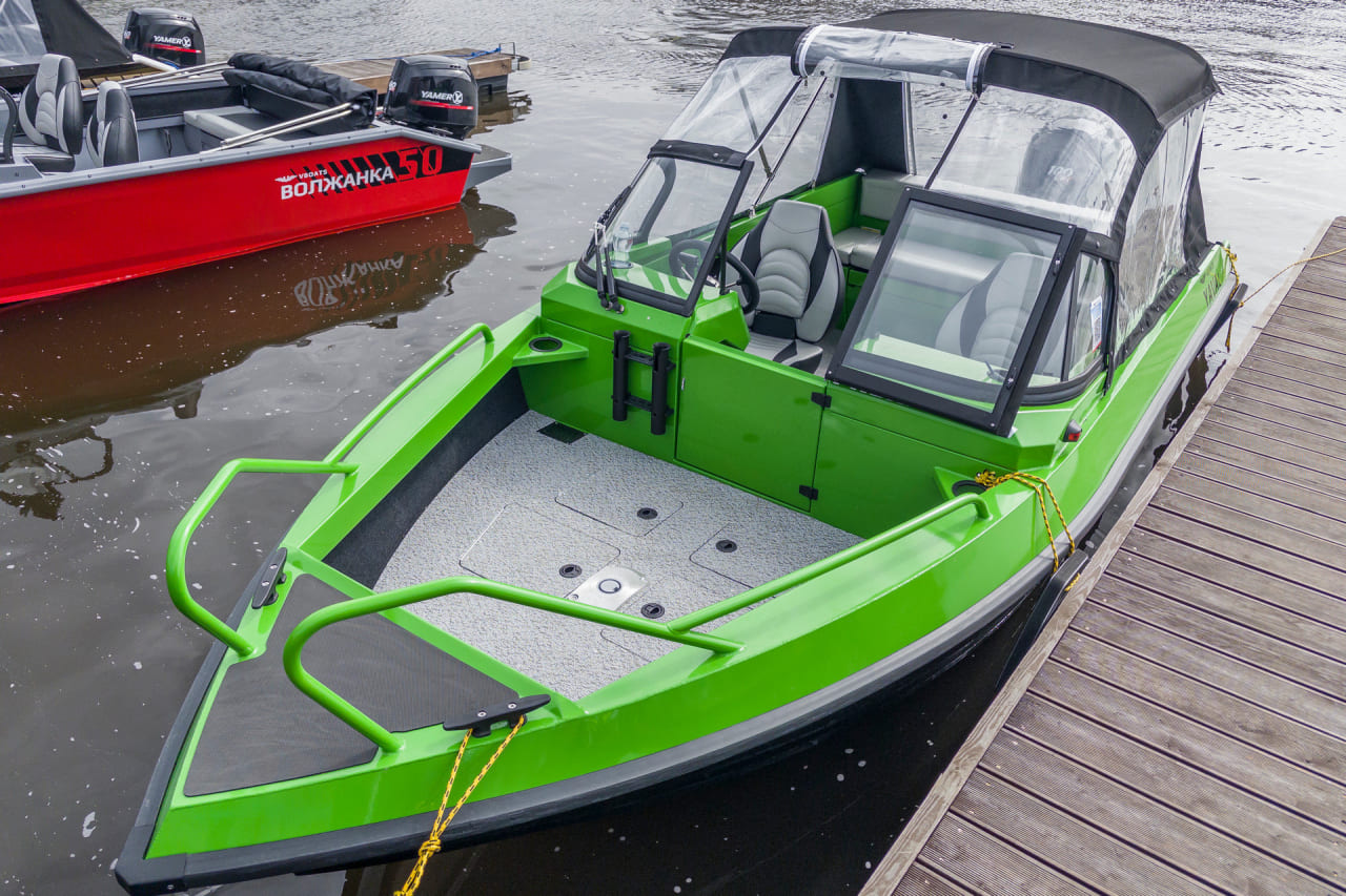 Катер-лодка алюминиевая VBOATS Yava XL Fish Фото 6 Катер-лодка алюминиевая VBOATS Yava XL Fish Обзор-Фото 6