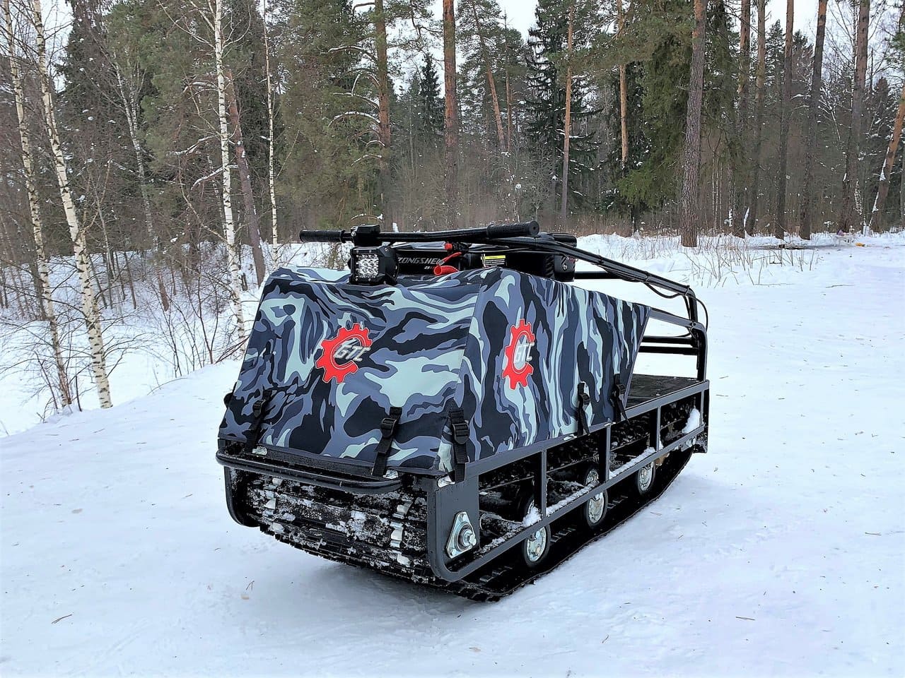 Мотобуксировщик БТС Хит 15 л.с. Фото 2 Мотобуксировщик БТС Хит 15 л.с. Обзор-Фото 2