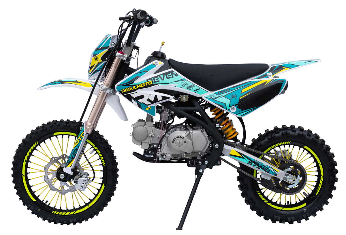 Питбайк REGULMOTO Seven 125E PITBIKE электростартер Фото 3 Питбайк REGULMOTO Seven 125E PITBIKE электростартер Обзор-Фото 3