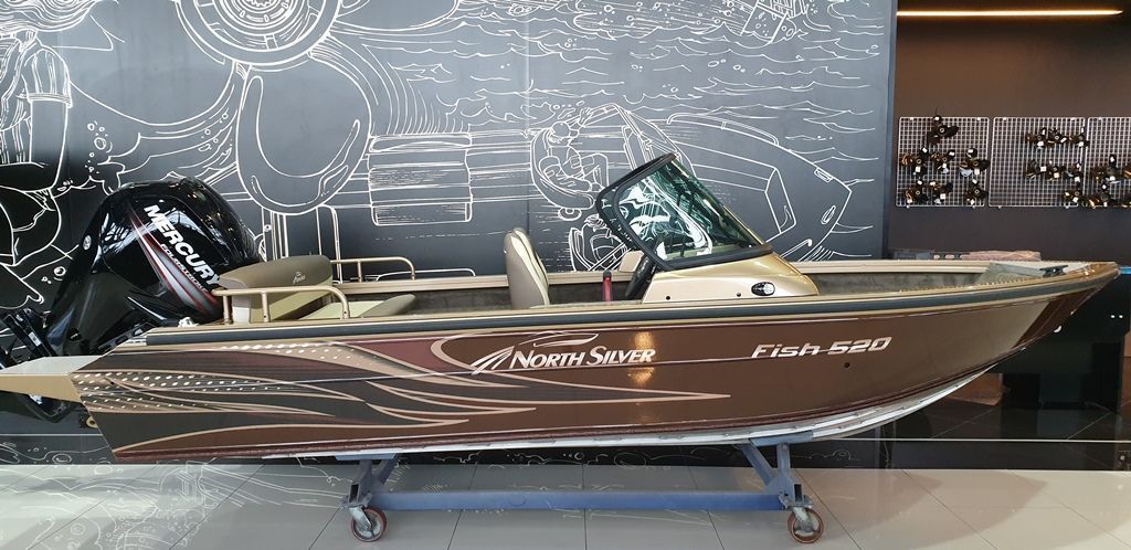 Катер-лодка алюминиевая NORTHSILVER 520 Fish Фото 4 Катер-лодка алюминиевая NORTHSILVER 520 Fish Обзор-Фото 4