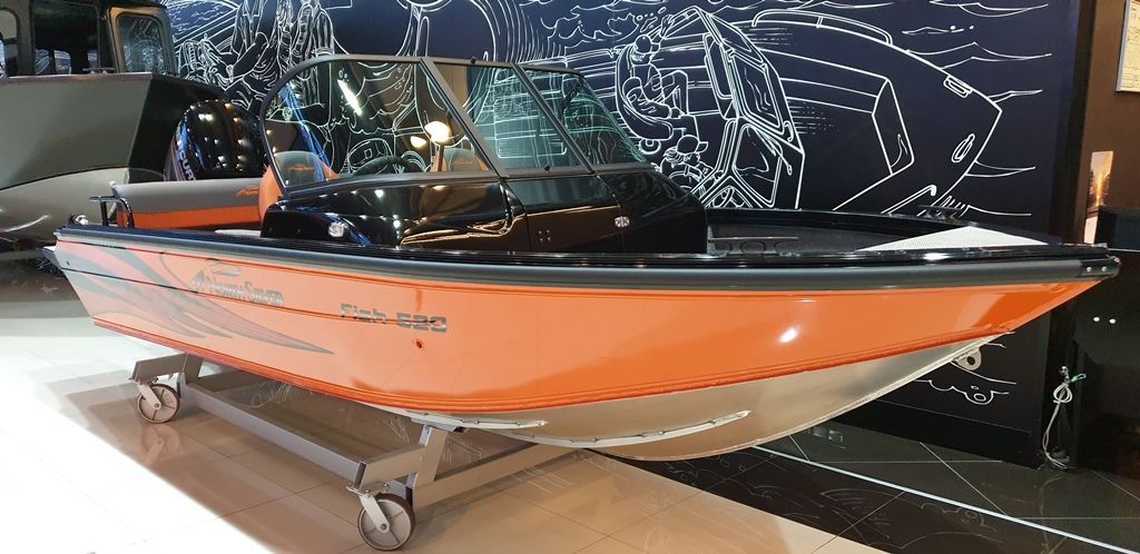 Катер-лодка алюминиевая NORTHSILVER 520 Fish Фото 1 Катер-лодка алюминиевая NORTHSILVER 520 Fish Обзор-Фото 1