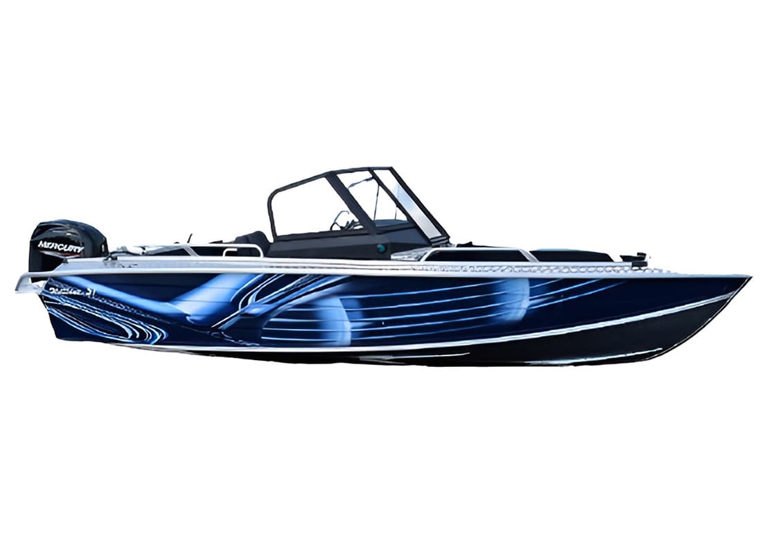 Катер-лодка алюминиевая WELLBOAT 51 Фото 1 Катер-лодка алюминиевая WELLBOAT 51 Обзор-Фото 1