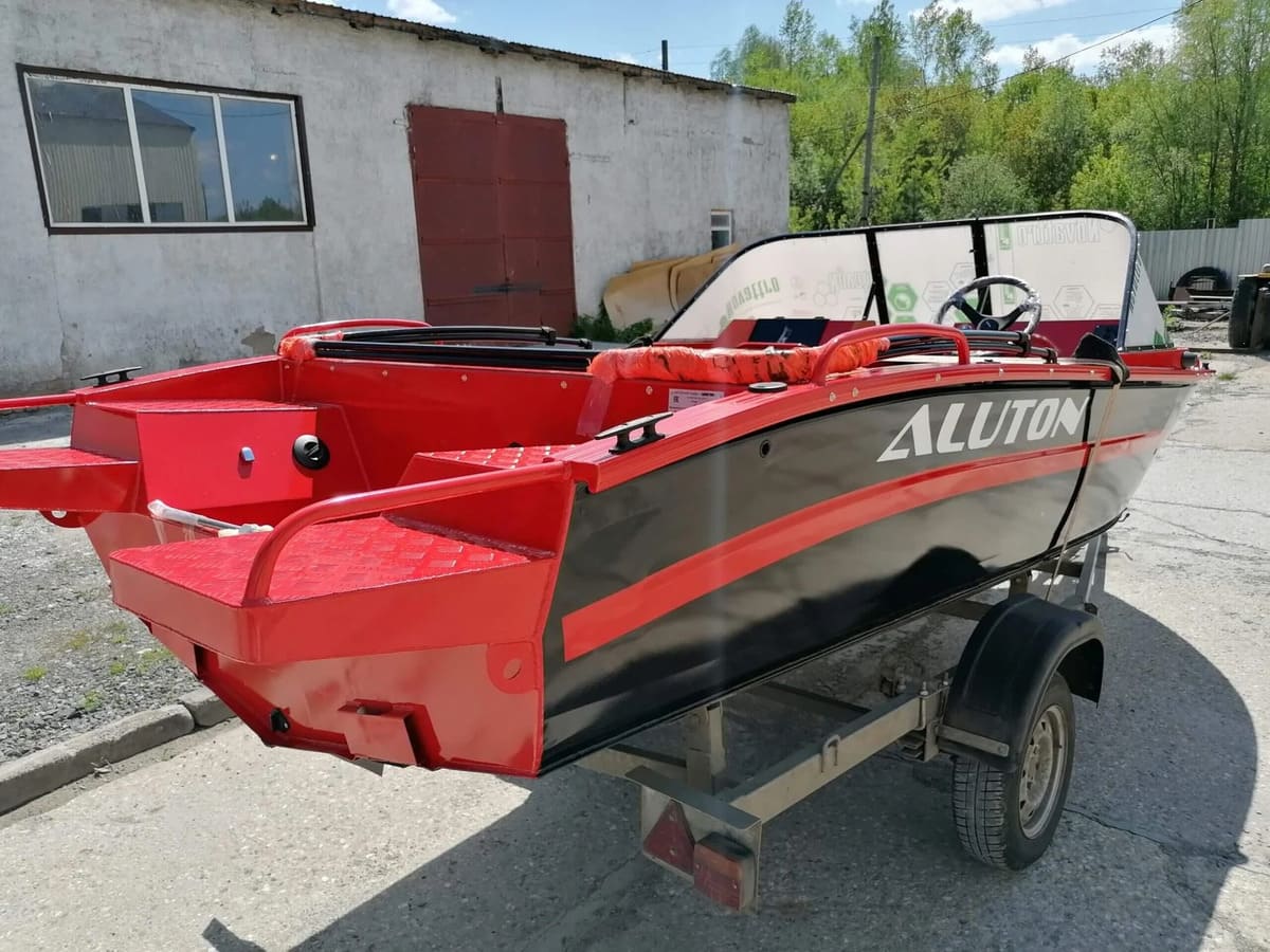 Катер-лодка алюминиевая ALUTON 460Fish Фото 3 Катер-лодка алюминиевая ALUTON 460Fish Обзор-Фото 3