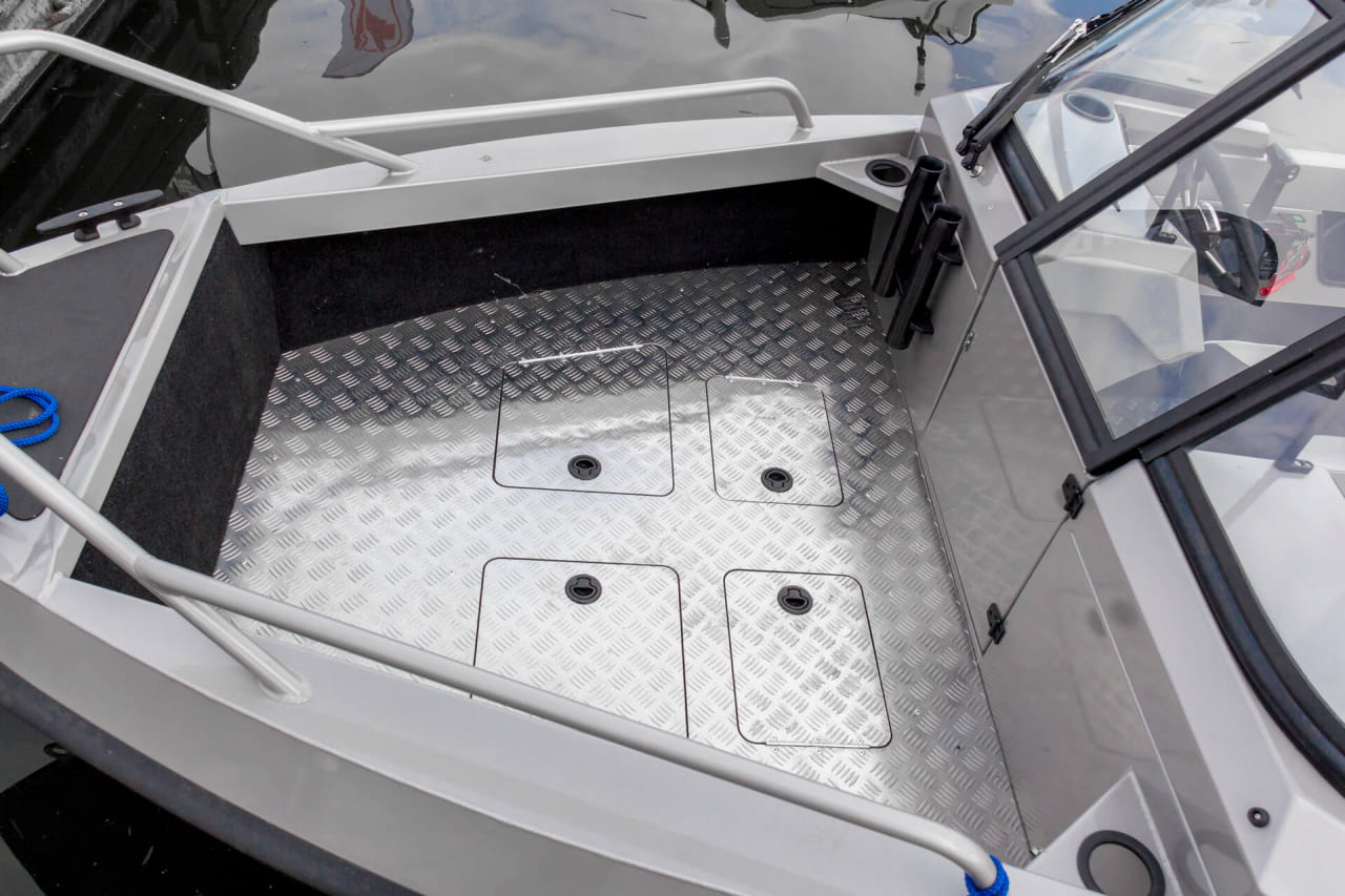 Катер-лодка алюминиевая VBOATS Yava L Fish Фото 7 Катер-лодка алюминиевая VBOATS Yava L Fish Обзор-Фото 7