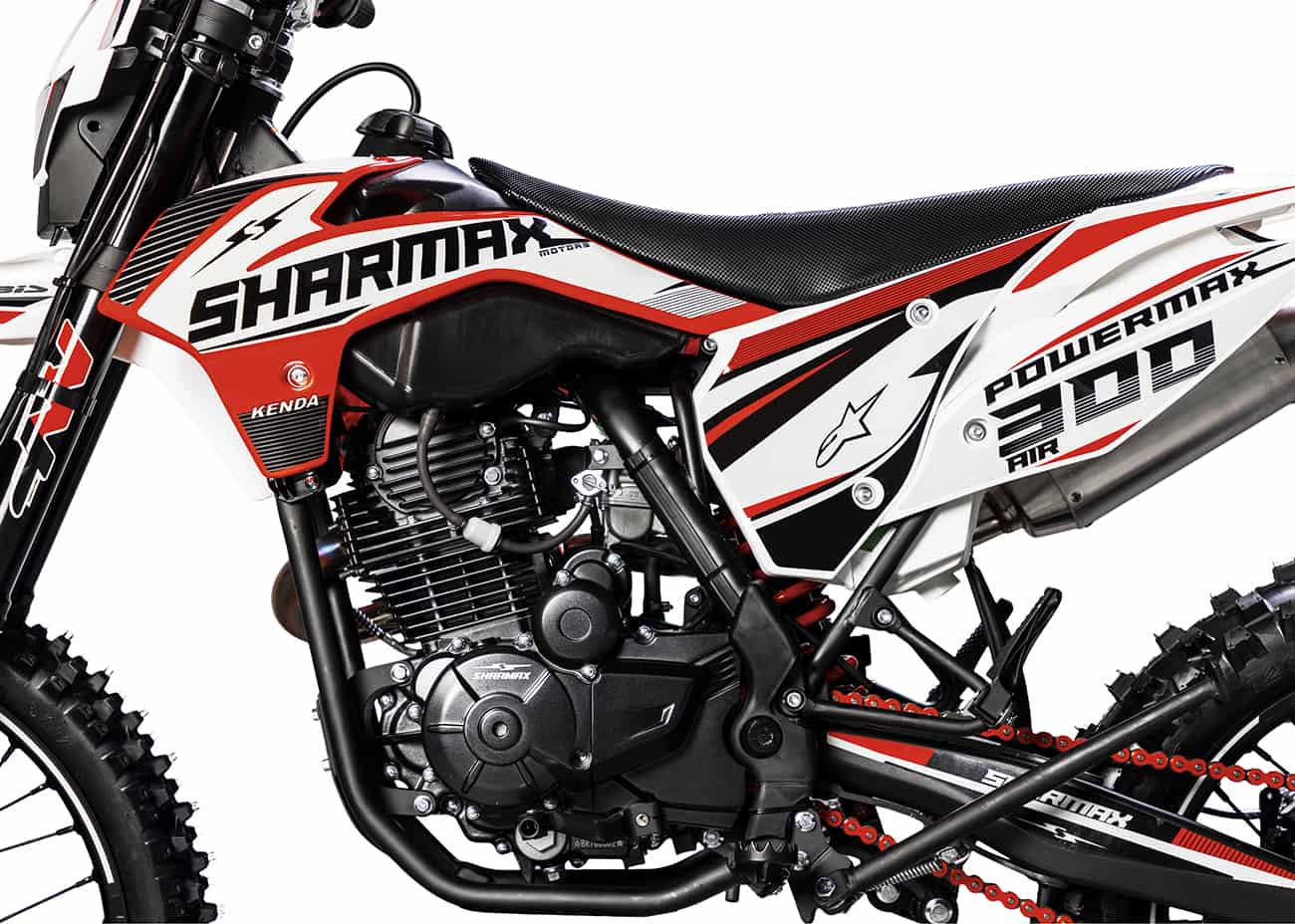 Мотоцикл кроссовый эндуро SHARMAX PowerMax 300 Air BN Фото 13 Мотоцикл кроссовый эндуро SHARMAX PowerMax 300 Air BN Обзор-Фото 13