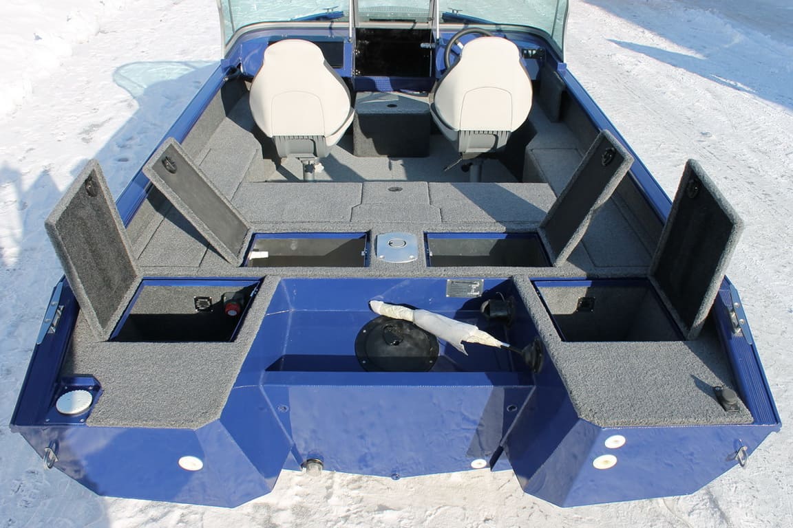Катер-лодка алюминиевая WINDBOAT 4.6 DC EvoFish Фото 9 Катер-лодка алюминиевая WINDBOAT 4.6 DC EvoFish Обзор-Фото 9