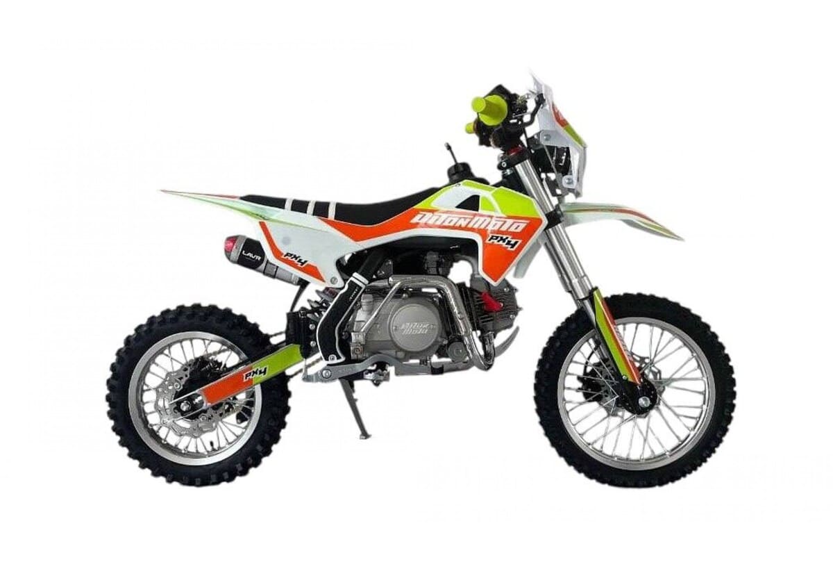 Питбайк PITONMOTO PX4 125EM 14/12 Фото 1 Питбайк PITONMOTO PX4 125EM 14/12 Обзор-Фото 1