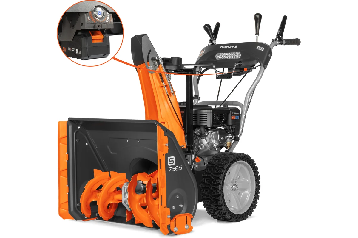 Снегоуборщик DEWORKS S 7565 Фото 2 Снегоуборщик DEWORKS S 7565 Обзор-Фото 2