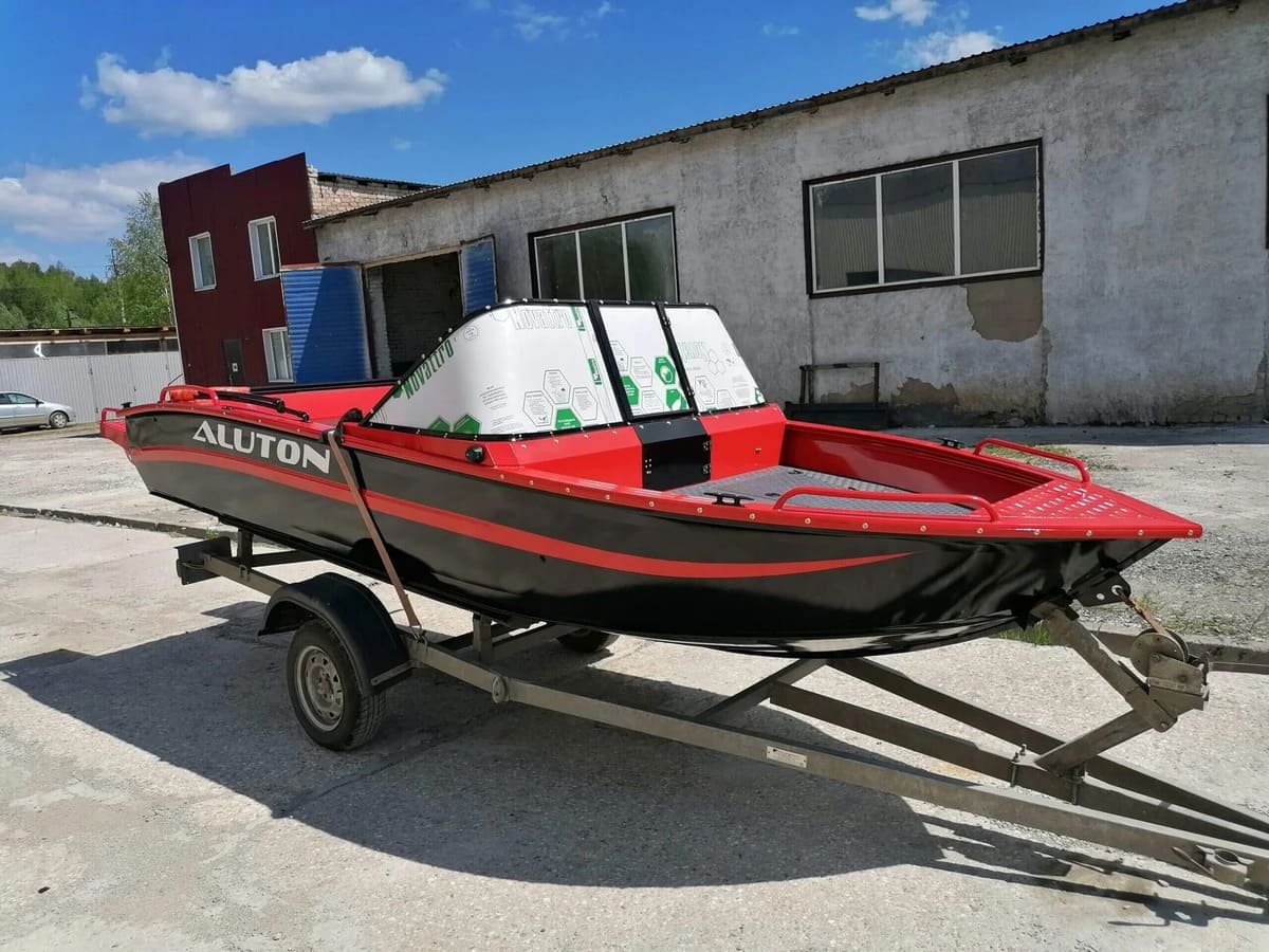 Катер-лодка алюминиевая ALUTON 460Fish Фото 1 Катер-лодка алюминиевая ALUTON 460Fish Обзор-Фото 1