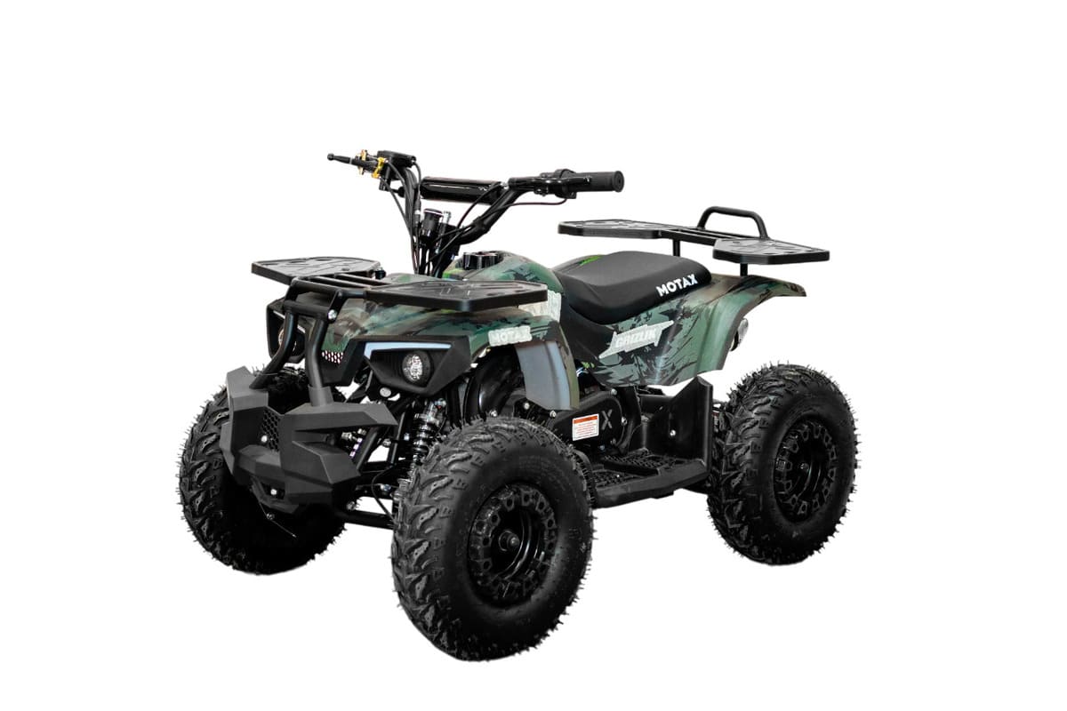 Квадроцикл MOTAX Grizlik Mini PS BW Фото 1 Квадроцикл MOTAX Grizlik Mini PS BW Обзор-Фото 1