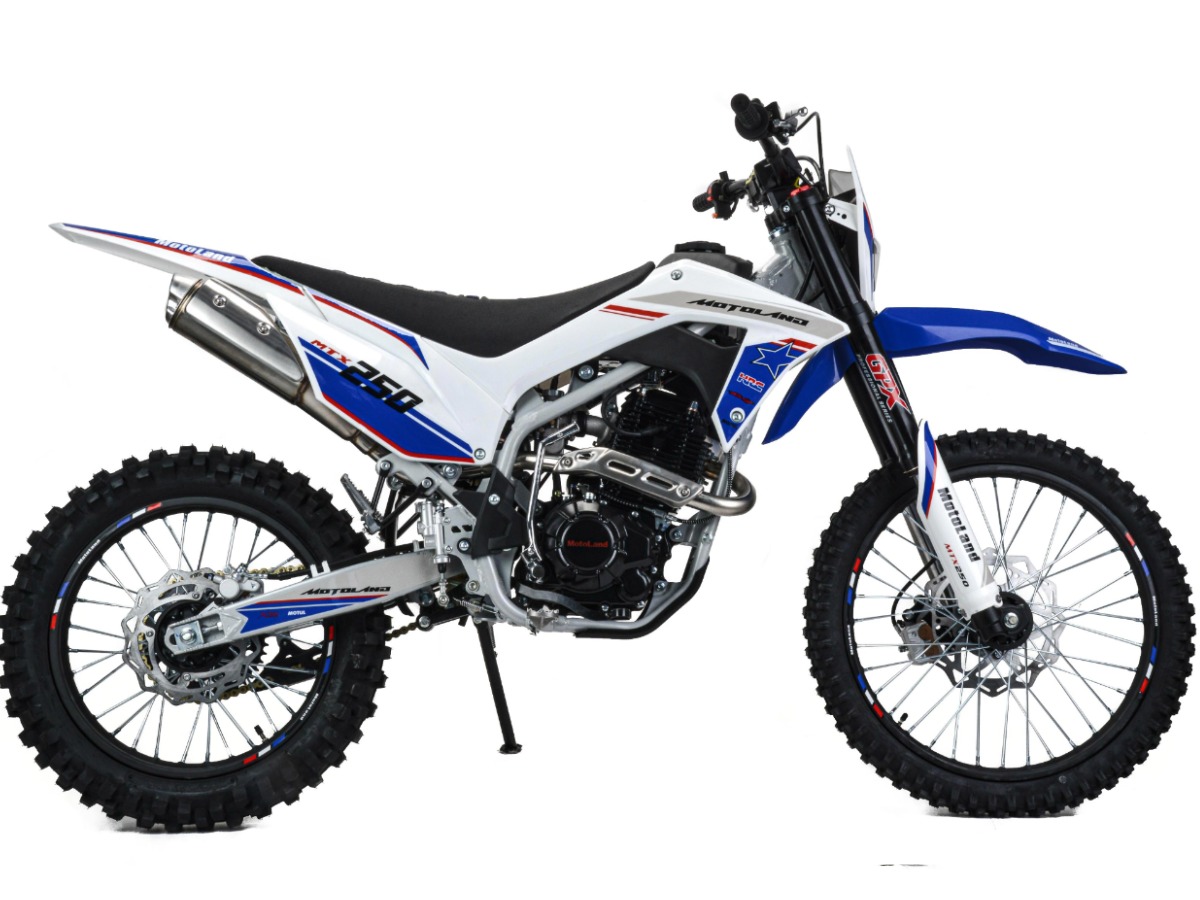 Мотоцикл кроссовый эндуро MOTOLAND MTX250 Фото 1 Мотоцикл кроссовый эндуро MOTOLAND MTX250 Обзор-Фото 1