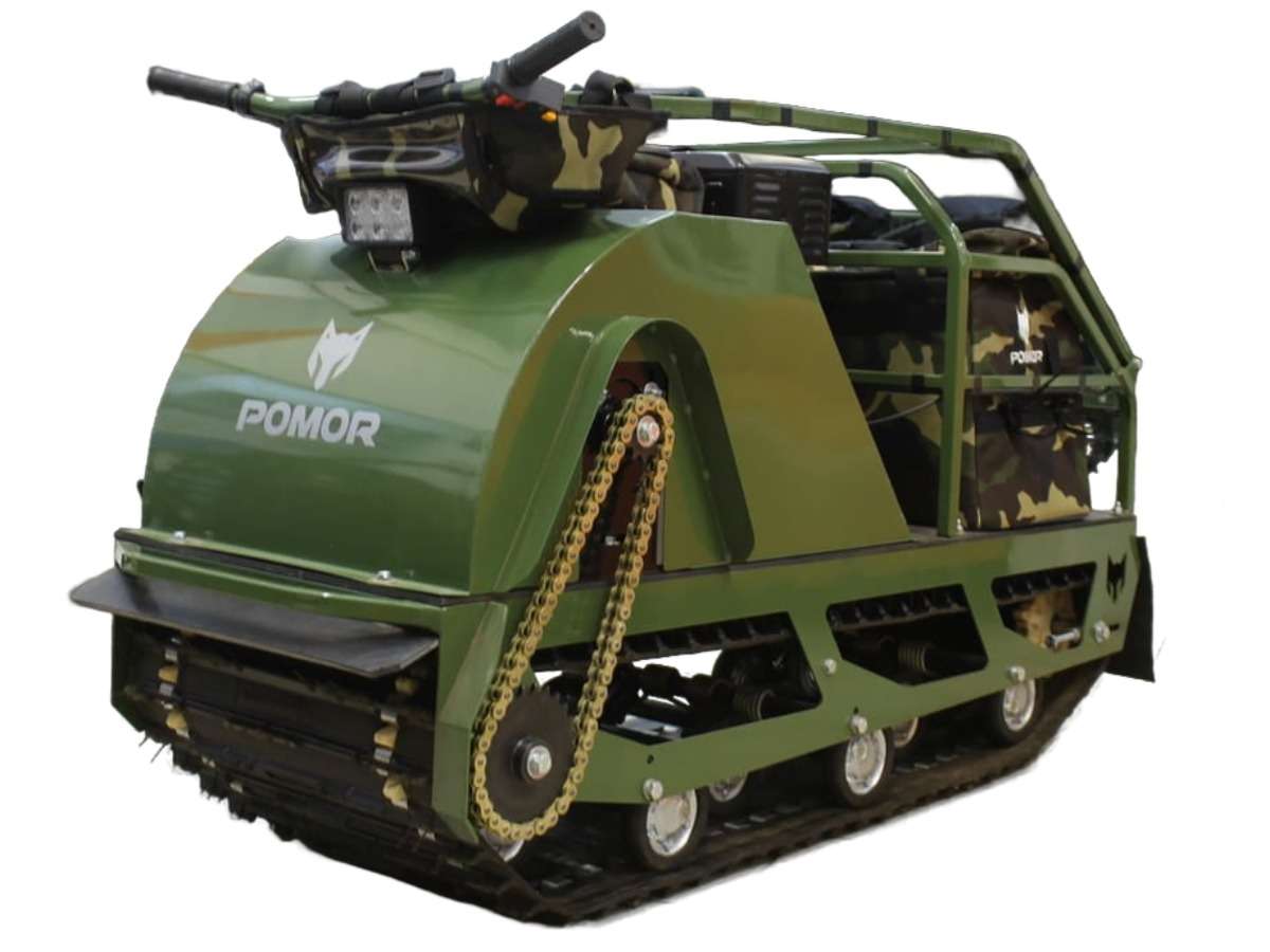 Мотобуксировщик POMOR X-500 K13 Фото 1 Мотобуксировщик POMOR X-500 K13 Обзор-Фото 1