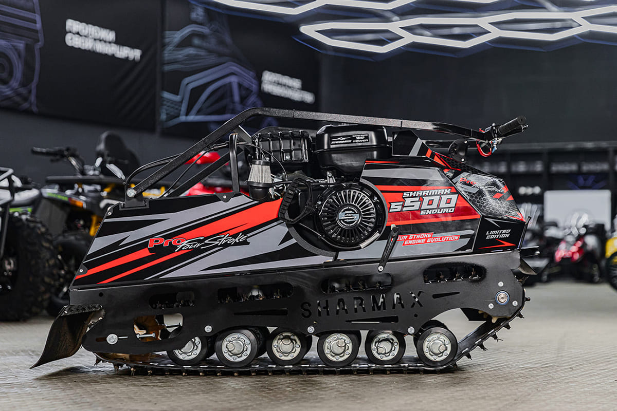 Мотобуксировщик SHARMAX SE500 1450 HP18 Enduro Фото 6 Мотобуксировщик SHARMAX SE500 1450 HP18 Enduro Обзор-Фото 6