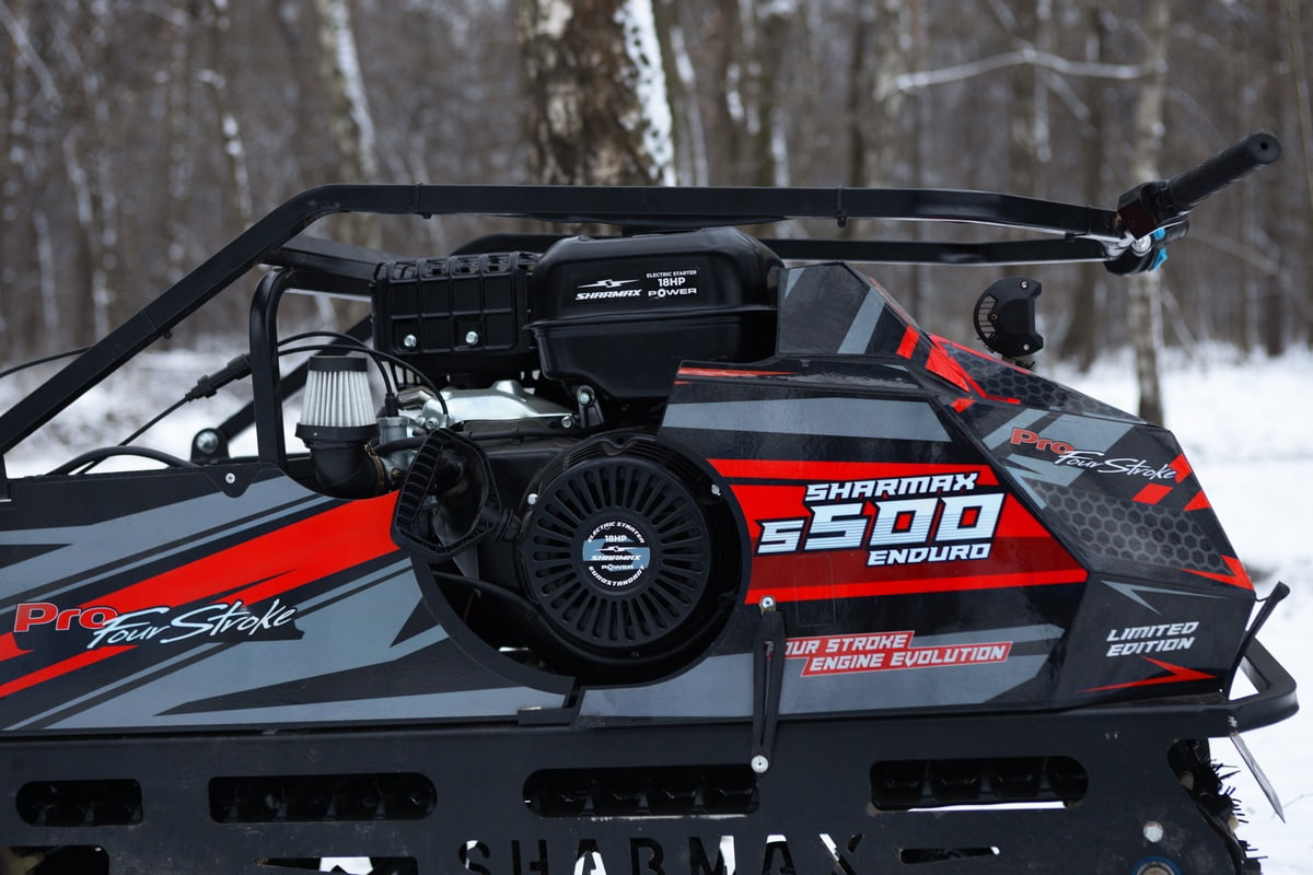 Мотобуксировщик SHARMAX SE500 1450 HP18 Enduro Фото 18 Мотобуксировщик SHARMAX SE500 1450 HP18 Enduro Обзор-Фото 18